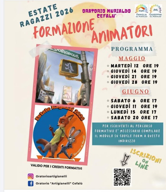 Estate Ragazzi. Formazione Animatori
