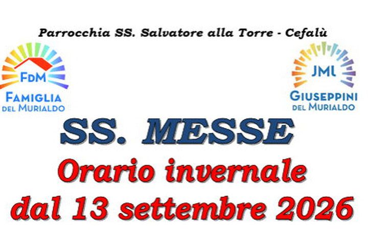 Orario Invernale SS. Messe
