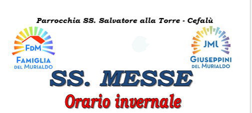 Orario Invernale SS. Messe