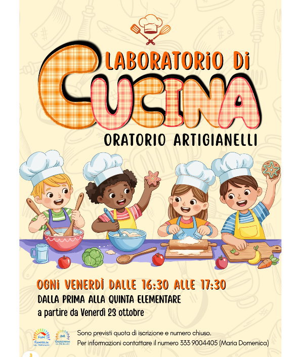 Oratorio – Laboratorio di Cucina